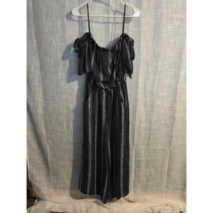 Women's A.U.W Jumpsuit‎ Size 6 Navy Blue and White